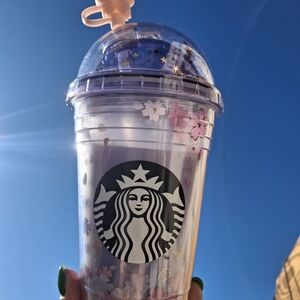 Starbucks Sakura Iridescent Cherry Blossom Tumbler - Purple/Pink